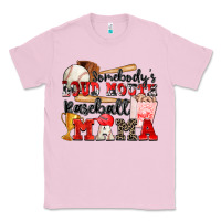 Bubblegum Pink somebody's loud mouth baseball mama Classic Tee - Zillion Design Studio