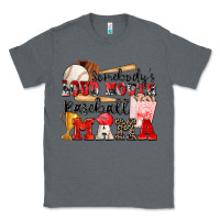 Charcoal Heather somebody's loud mouth baseball mama Classic Tee - Zillion Design Studio