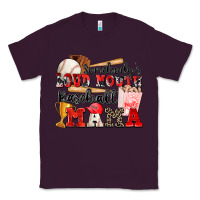 Plum somebody's loud mouth baseball mama Classic Tee - Zillion Design Studio
