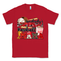 Red somebody's loud mouth baseball mama Classic Tee - Zillion Design Studio