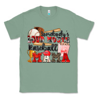 Sage somebody's loud mouth baseball mama Classic Tee - Zillion Design Studio