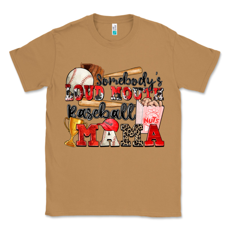 Somebody's Loud Mouth Baseball Mama Classic Tee by Zillion Design Studio | Teevron