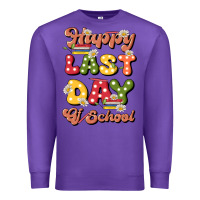 Purple happy last day of school Premium Sweatshirt - JahusDesignShop