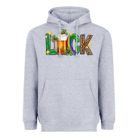 Heather Grey St. Patrick's Day luck beer Heavyweight Hoodie - Neo Western