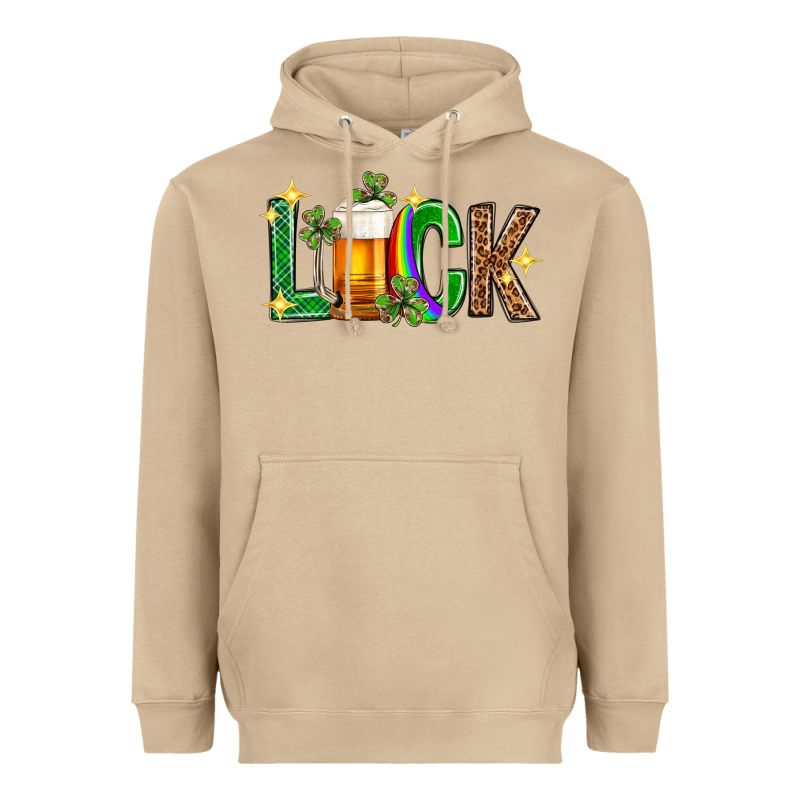 St. Patrick's Day Luck Beer Heavyweight Hoodie by Neo Western | Teevron