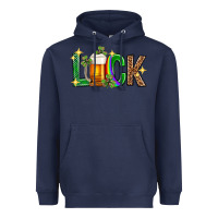 Navy St. Patrick's Day luck beer Heavyweight Hoodie - Neo Western