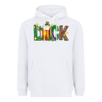 White St. Patrick's Day luck beer Heavyweight Hoodie - Neo Western