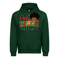 Forest Green i am black history black boy Urban Hoodie - MaliasSmallBusiness
