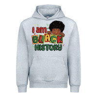 Heather Grey i am black history black boy Urban Hoodie - MaliasSmallBusiness