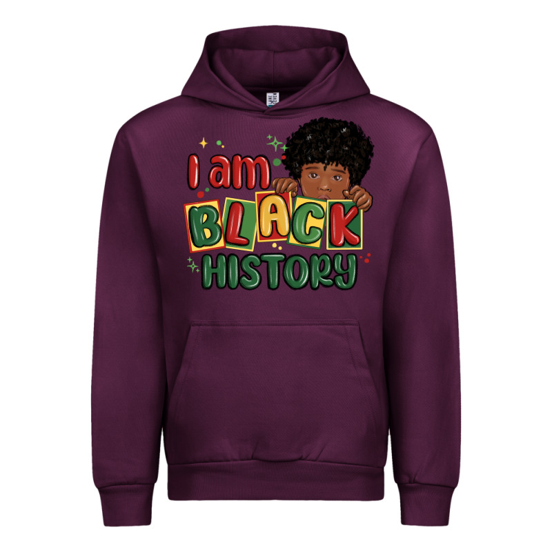 I Am Black History Black Boy Urban Hoodie by MaliasSmallBusiness | Teevron