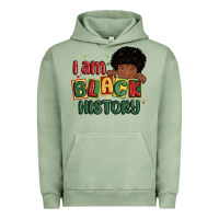 Pigment Oil Green i am black history black boy Urban Hoodie - MaliasSmallBusiness