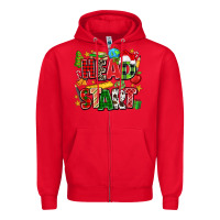 Red head start christmas Zipper Hoodie - Zillion Design Studio