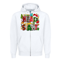 White head start christmas Zipper Hoodie - Zillion Design Studio