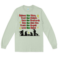Matcha jesus and family belive like mary Long Sleeve Tee - MaliasSmallBusiness