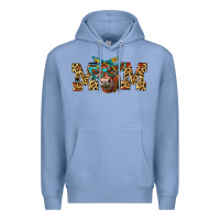 Colony Blue Western Mom Red Angus Cow Premium Hoodie - LillyAllenDesigns