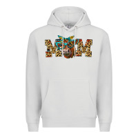 Dove Grey Western Mom Red Angus Cow Premium Hoodie - LillyAllenDesigns