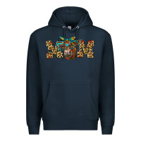 Navy Western Mom Red Angus Cow Premium Hoodie - LillyAllenDesigns