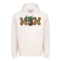Pale Pink Western Mom Red Angus Cow Premium Hoodie - LillyAllenDesigns
