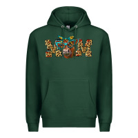 Sports Green Western Mom Red Angus Cow Premium Hoodie - LillyAllenDesigns