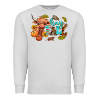 Dove Grey hay fall heifer Premium Sweatshirt - AdoDesignShop