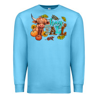 Ocean Blue hay fall heifer Premium Sweatshirt - AdoDesignShop