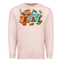 Pale Pink hay fall heifer Premium Sweatshirt - AdoDesignShop