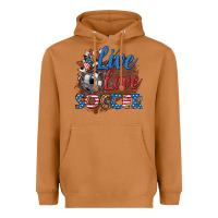 Meerkat live love soccer Heavyweight Hoodie - HRA Design Shop