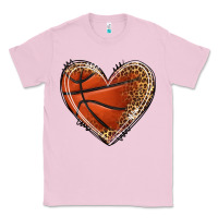 Bubblegum Pink basketball heart Classic Tee - texasbilliewilder