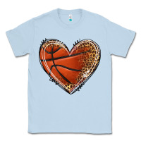 Dusty Blue basketball heart Classic Tee - texasbilliewilder