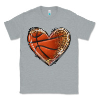 Heather Grey basketball heart Classic Tee - texasbilliewilder