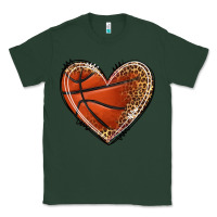 Sports Green basketball heart Classic Tee - texasbilliewilder