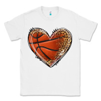 White basketball heart Classic Tee - texasbilliewilder