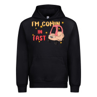 Black i'm comin in fast Urban Hoodie - MaliasSmallBusiness