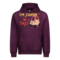 Mauve Wine i'm comin in fast Urban Hoodie - MaliasSmallBusiness