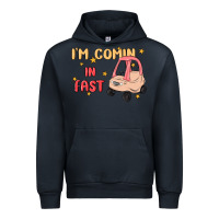 Navy i'm comin in fast Urban Hoodie - MaliasSmallBusiness