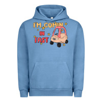 Pigment Pebble Blue i'm comin in fast Urban Hoodie - MaliasSmallBusiness
