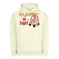 Pigment Pistachio i'm comin in fast Urban Hoodie - MaliasSmallBusiness