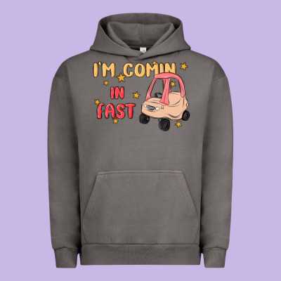 I'm Comin In Fast Urban Hoodie Designed By Maliassmallbusiness