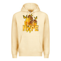 Pina Colada hope yellowribbonchildhood cancer nails Premium Hoodie - NancyCooperArtShop