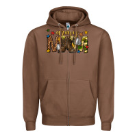 Chestnut army mom Zipper Hoodie - texasbilliewilder