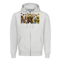 Dove Grey army mom Zipper Hoodie - texasbilliewilder