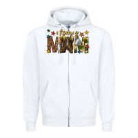White army mom Zipper Hoodie - texasbilliewilder