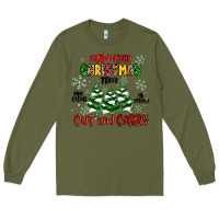 Army Green farm fresh christmas trees Long Sleeve Tee - MaliasSmallBusiness