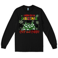 Black farm fresh christmas trees Long Sleeve Tee - MaliasSmallBusiness
