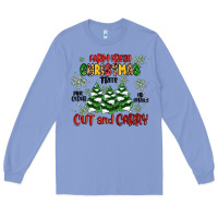 Colony Blue farm fresh christmas trees Long Sleeve Tee - MaliasSmallBusiness