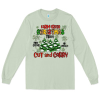Matcha farm fresh christmas trees Long Sleeve Tee - MaliasSmallBusiness