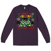 Plum farm fresh christmas trees Long Sleeve Tee - MaliasSmallBusiness