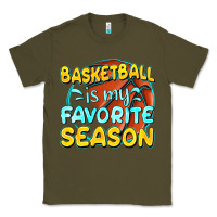 Army Green basketball is my favorite season Classic Tee - texasbilliewilder