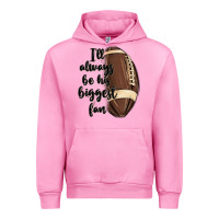 Fuchsia Pink i ll always be his biggest fan Urban Hoodie - MaliasSmallBusiness