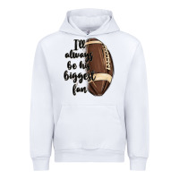 White i ll always be his biggest fan Urban Hoodie - MaliasSmallBusiness